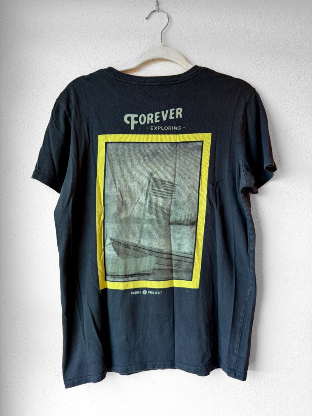 Parks Project x National Geographic Forever Exploring Organic Cotton Tee Navy Si